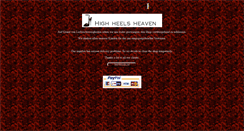 Desktop Screenshot of high-heels-heaven.de